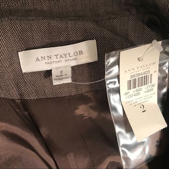 NWT Ann Taylor Size 2 Classic Tan Jacket ! - Picture 3 of 7